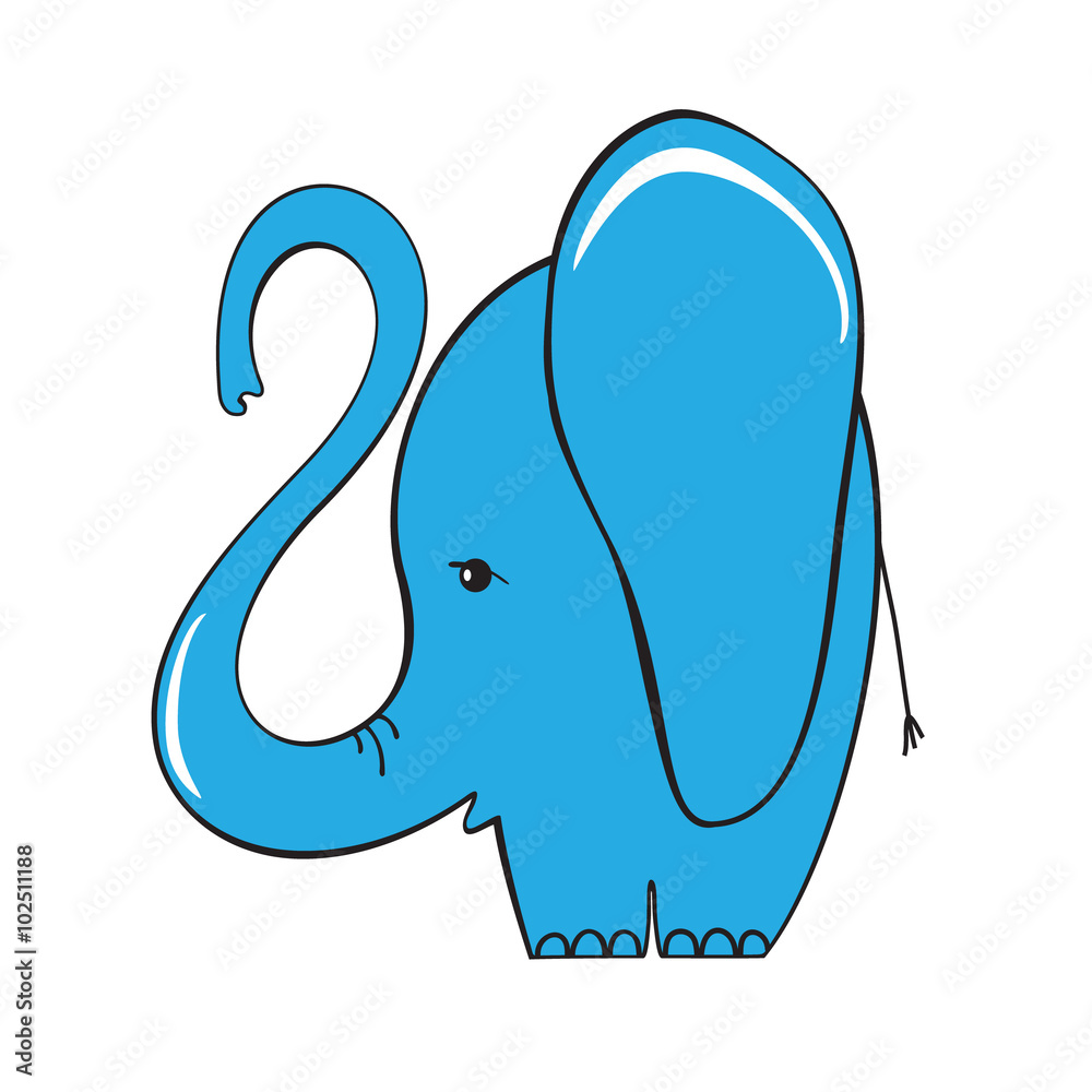 Obraz premium Abstract elephant