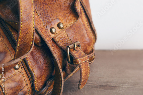 Fotografi Old leather bag