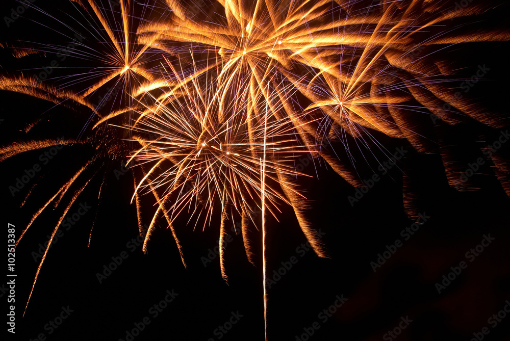 Obraz premium Colorful fireworks