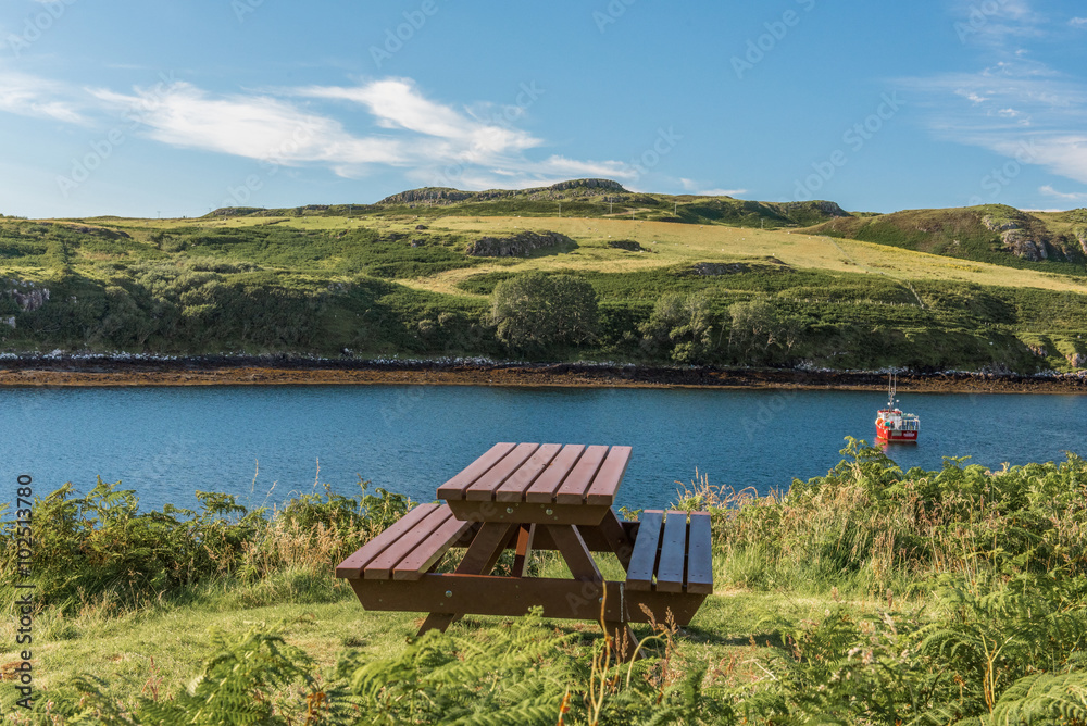 Fototapeta premium Waternish, Trumpan