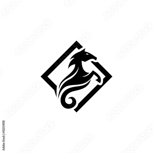 Horse Abstract Logo