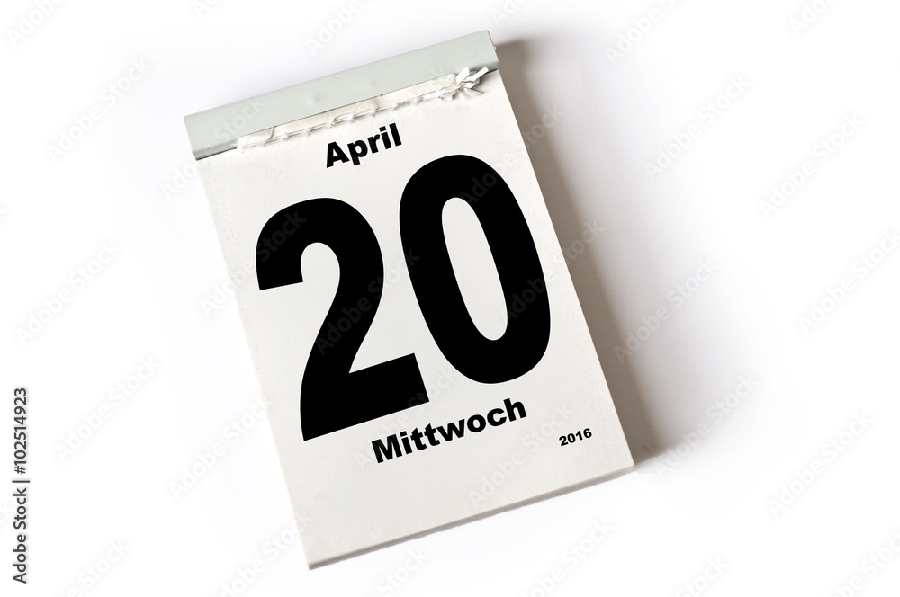 20. April 2016 20. April 2016
