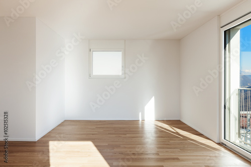 empty room of a modern apartment