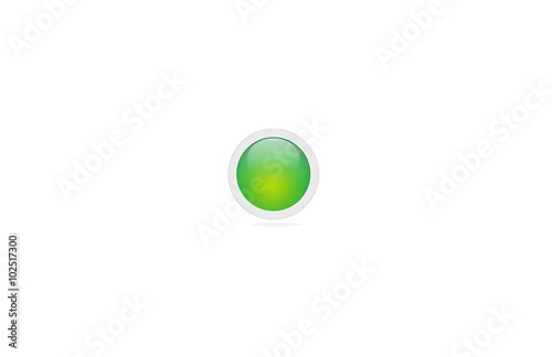 circle green pin app logo