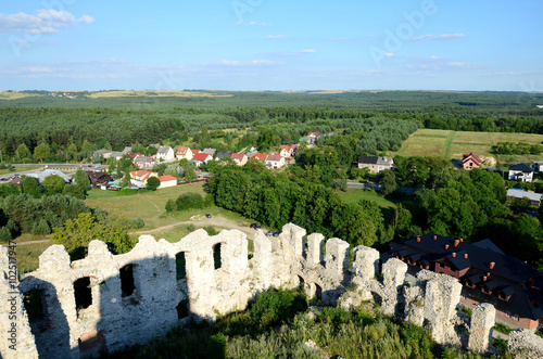 View from Castle Rabsztyn in Poland