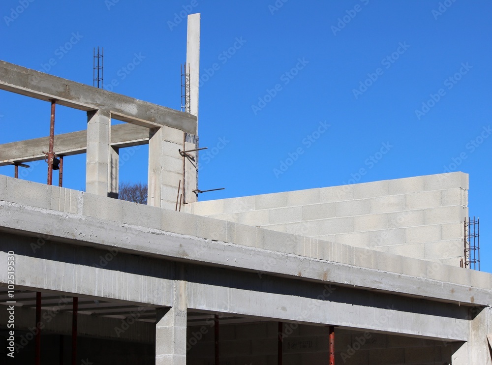 Gros oeuvre et mur porteur sur un chantier Gros oeuvre et mur porteur sur un chantier