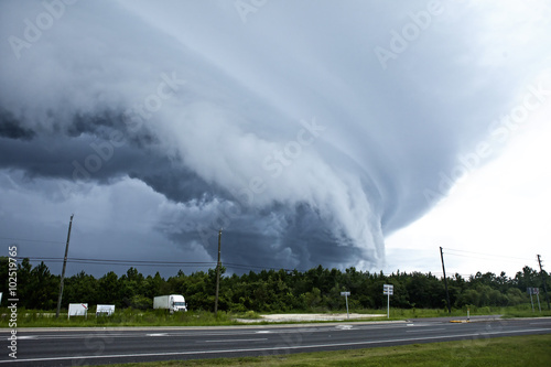 tornado touching down in Florida