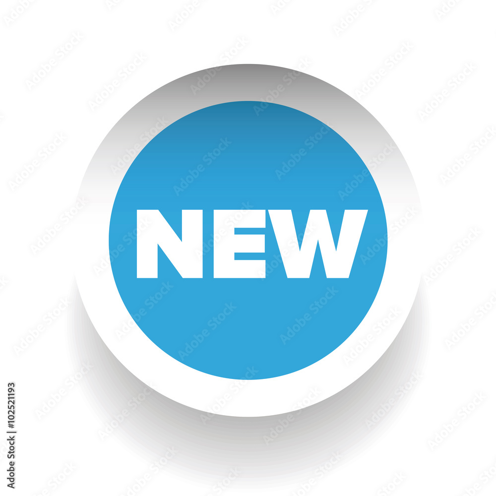 New label vector blue New label vector blue