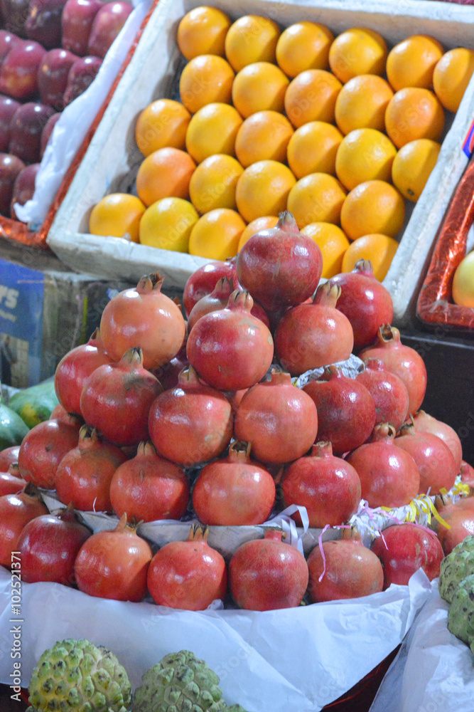 Indian fruits and vegetables