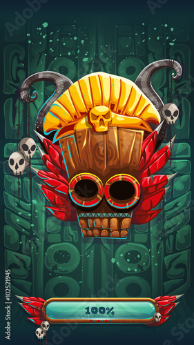Jungle shamans mobile GUI game rune background loading screen