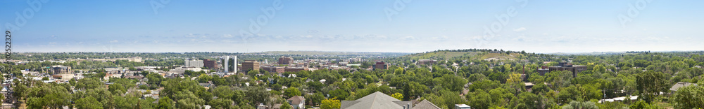 panorama of Rapid City, South Dakota