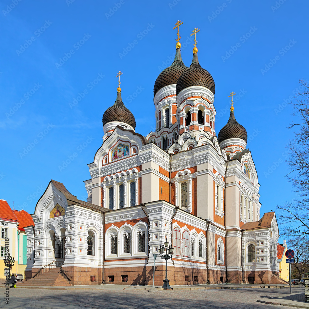 Alexander Nevsky Cathedral in the Tallinn Old Town, Estonia