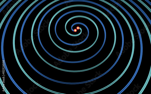 Fotografie illustration of Gravitational Waves