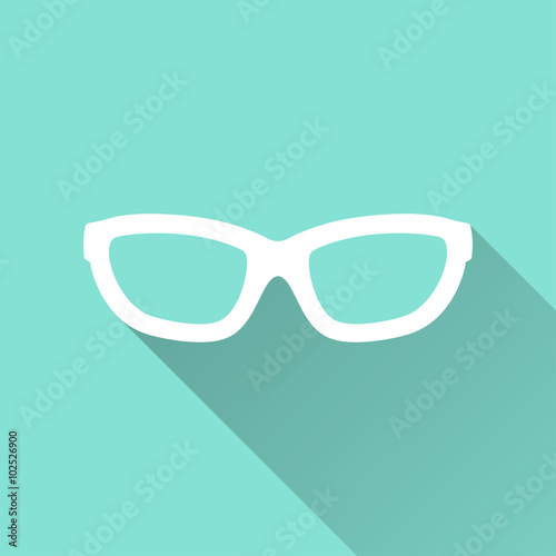 Glasses - vector icon.