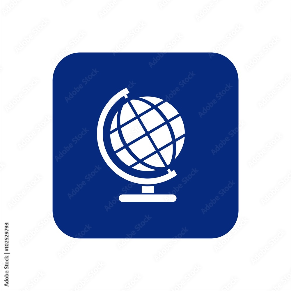 Icono del globo mundial. Planeta tierra. Mapa del mundo Icono del globo mundial. Planeta tierra. Mapa del mundo