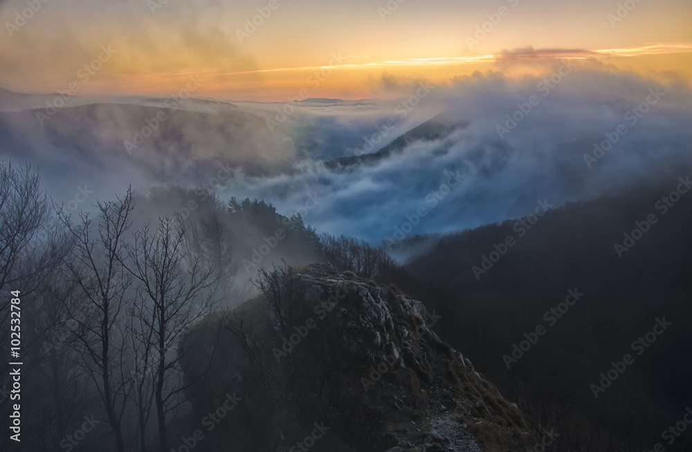 Mountains landscape, Slovakia, Europe Mountains landscape, Slovakia, Europe