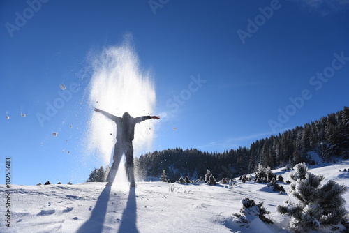 kar sevgisi ve keyfi photo