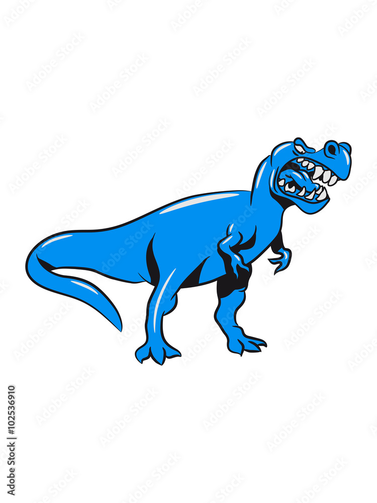 Fototapeta premium Dinosaur T-Rex Tyrannosaurus Rex aggressive
