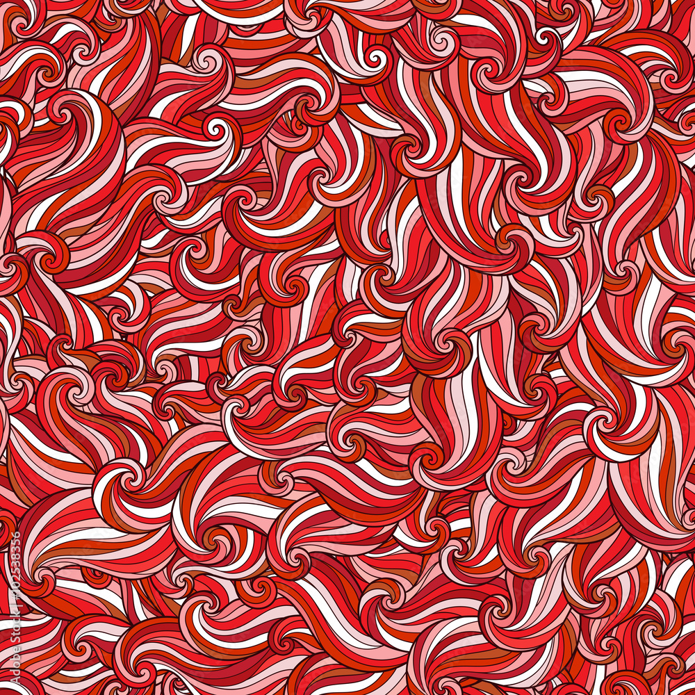 Abstract hand-drawn pattern, waves background. Abstract hand-drawn pattern, waves background.