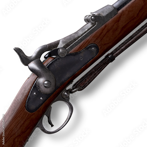 Musket Springfield Trapdoor Rifle 