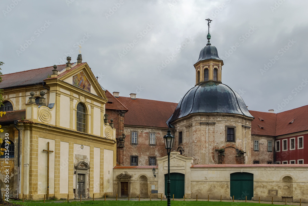 Fototapeta premium Cistercian monastery, Plasy, Czech republic