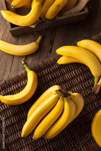 Raw Organic Bunch of Bananas