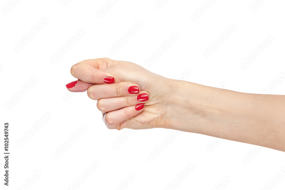 Female hand of FIG. Female hand of FIG.