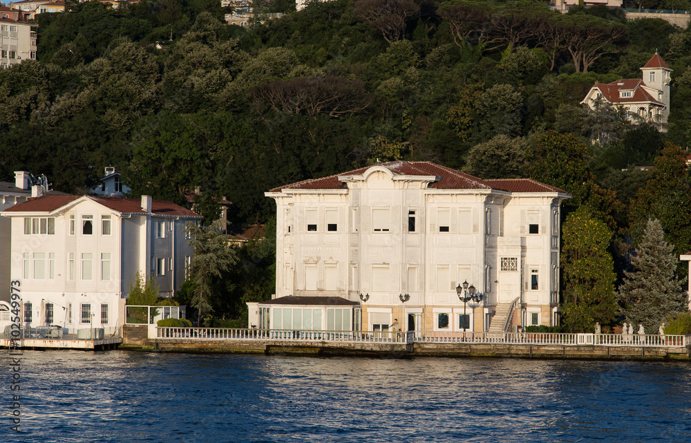 Buildings in Bosphorus Strait