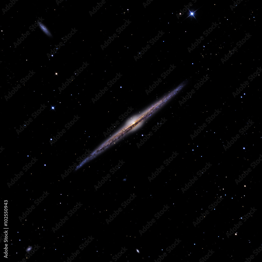 Obraz premium View image of Galaxy system isolated Elements of this image furnished by NASA