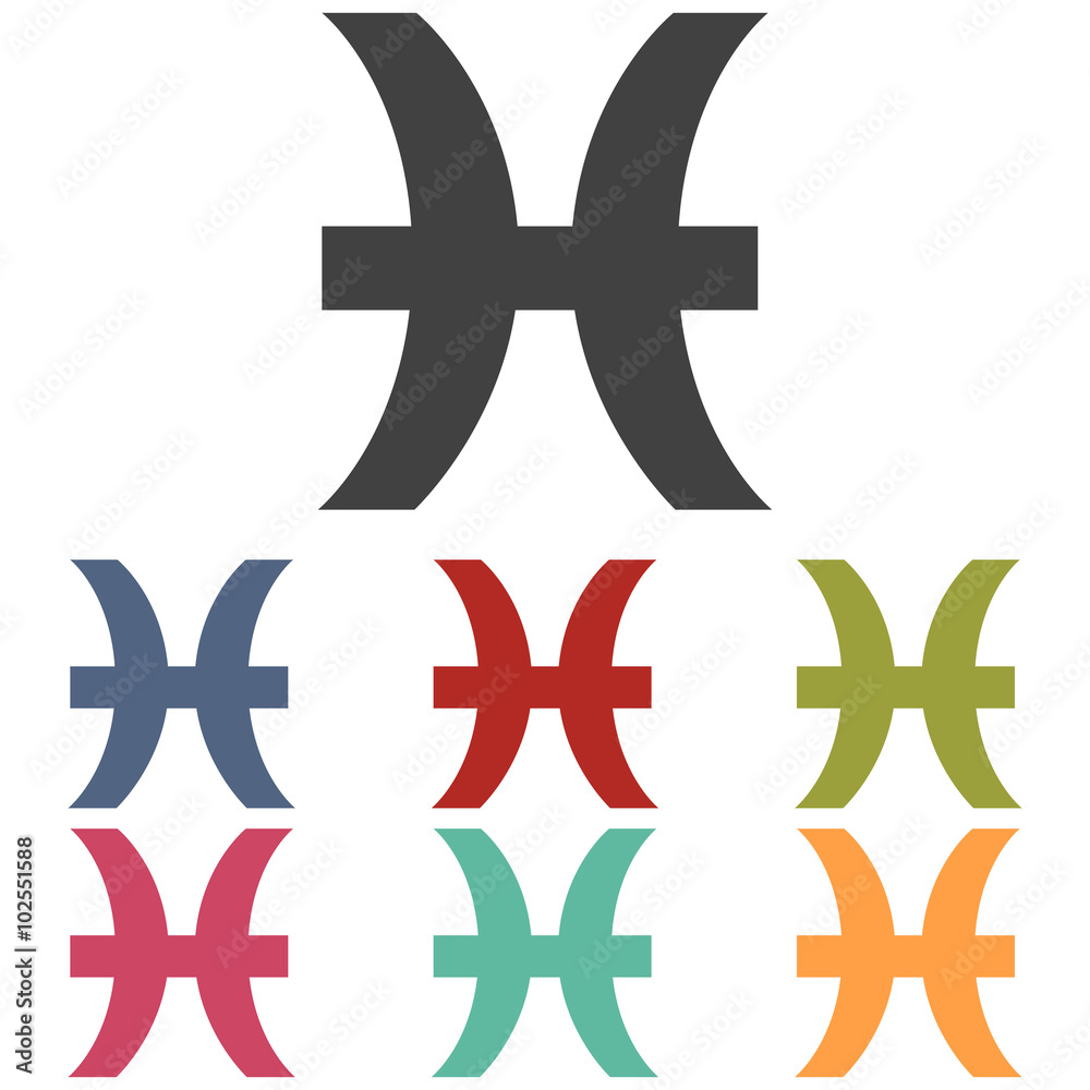 Fototapeta premium Zodiac icons set