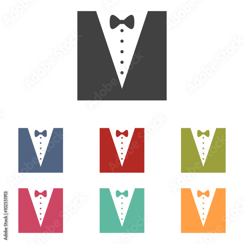 Tuxedo with bow