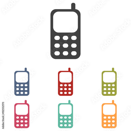 Cell Phone icons set