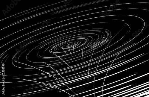 Black Hole Outline Drawing