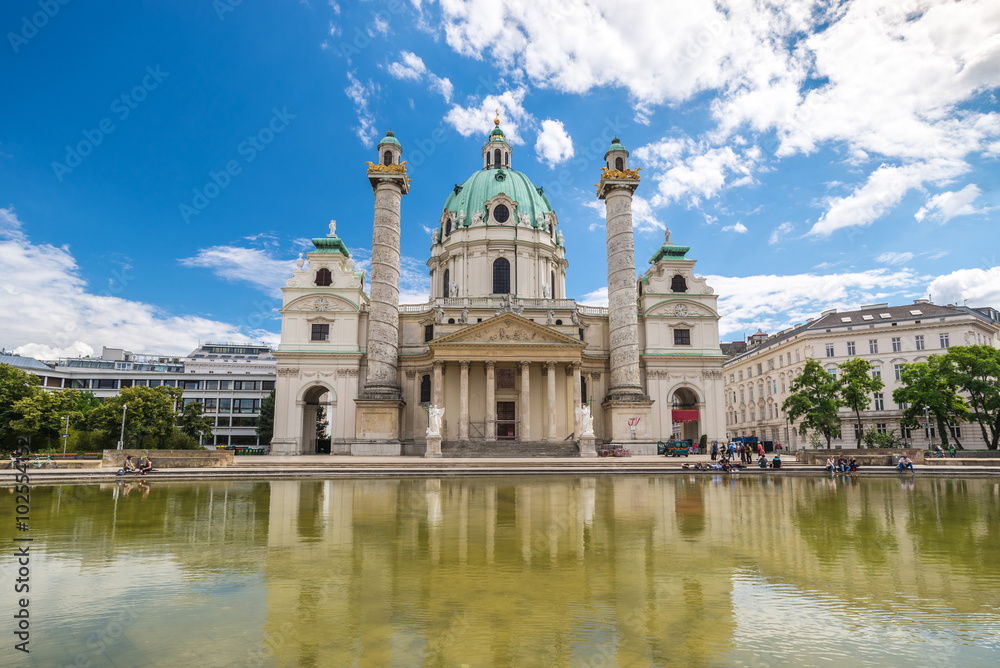 Saint Charles Church , Vienna , Austria