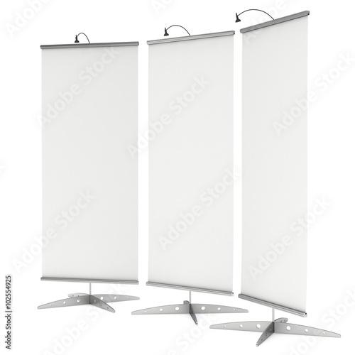 Wallpaper Mural Blank Roll Up Expo Banner Stand. Torontodigital.ca