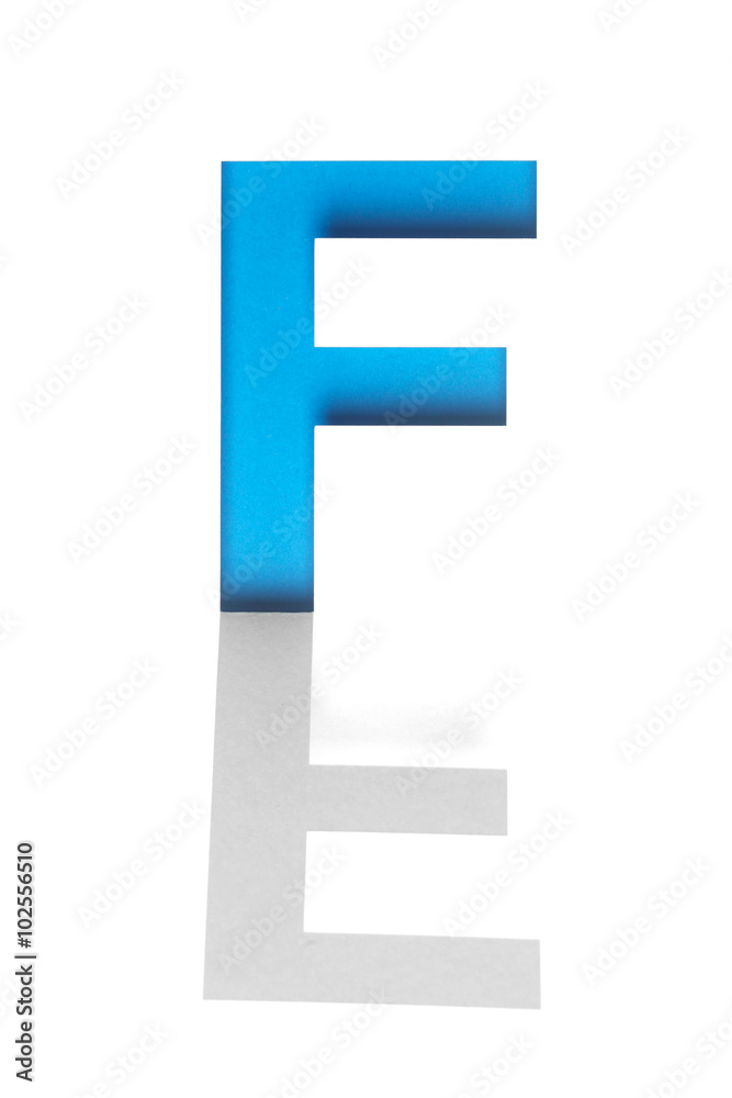 Alphabet of cutout stencil letters Alphabet of cutout stencil letters