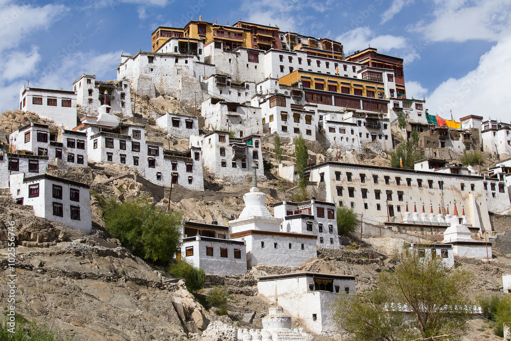 Tiksey Monastery in Ladakh, India