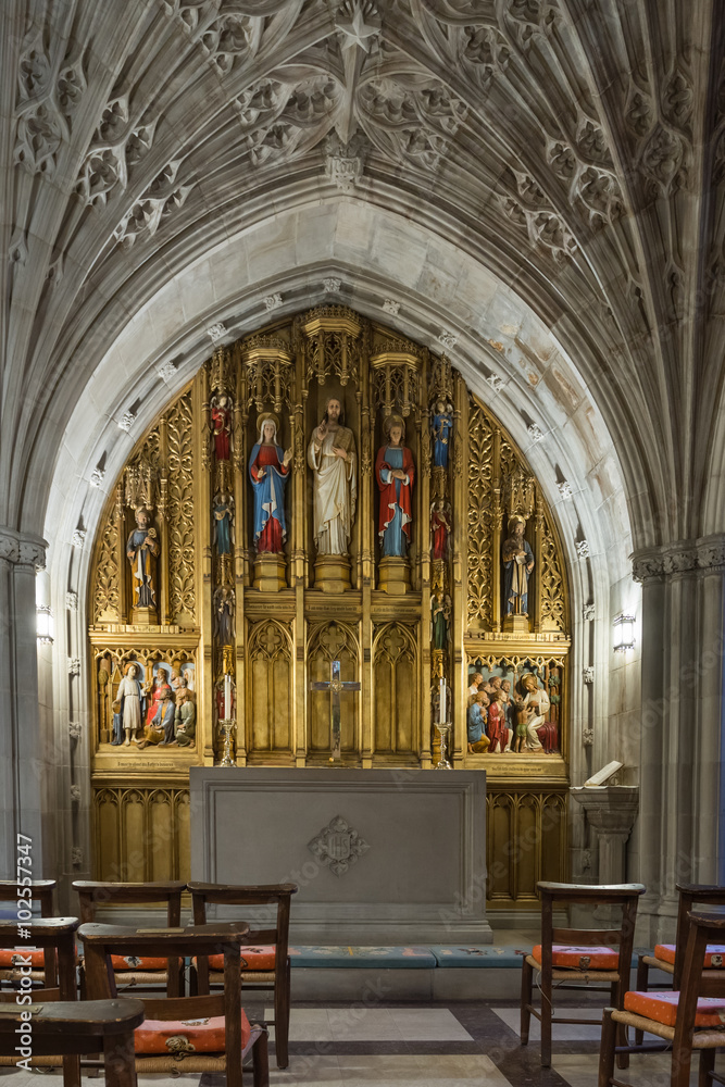 Obraz premium Children's Chapel in the National Catedral, Washington, DC.