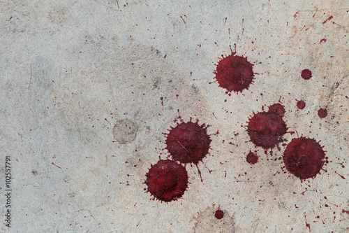 Stain on old cement texture