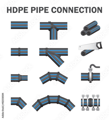 HDPE pipe connect