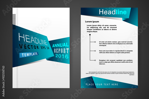 Abstract vector modern flyers brochure, booklet, annual report, design templates with white background in size a4.