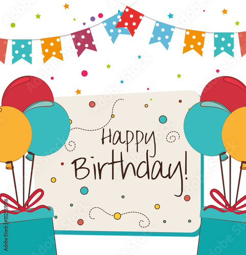 happy birthday design 