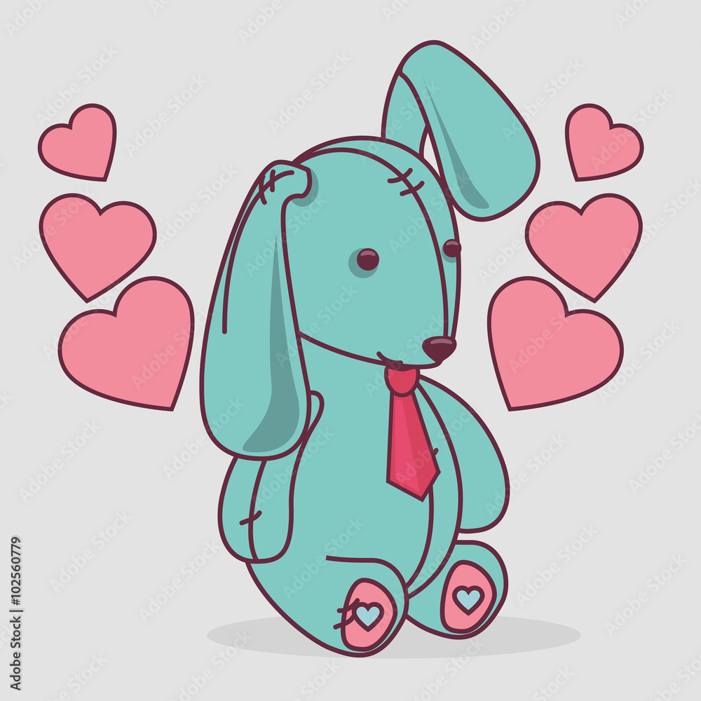 Obraz premium love card design 