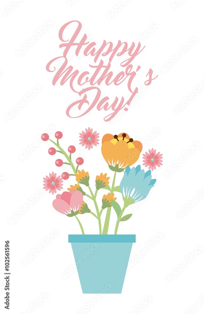 Obraz premium happy mothers day design 