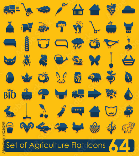 Set of agriculture icons