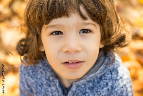 Portrait of toddler boy