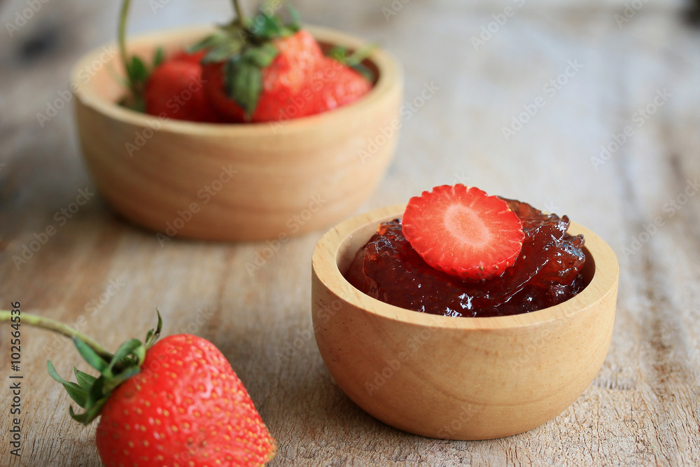 Strawberry jam fresh fruits Strawberry jam fresh fruits