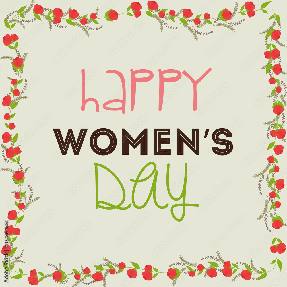 Obraz premium happy womens day design