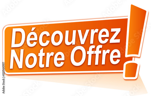 découvrez notre offre sur étiquette orange