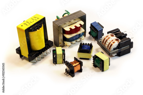 Radio components - a old set of transformers